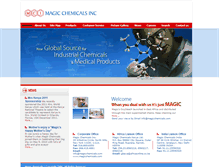Tablet Screenshot of magicchemicals.com